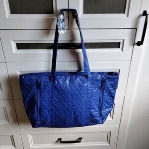 VTG NWT SUPERSAC by A. D. SUTTON SUPERSAC Blue Quilted Nylon Tote Bag Weekender